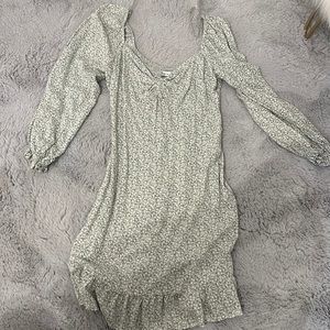Green Floral Hollister Dress